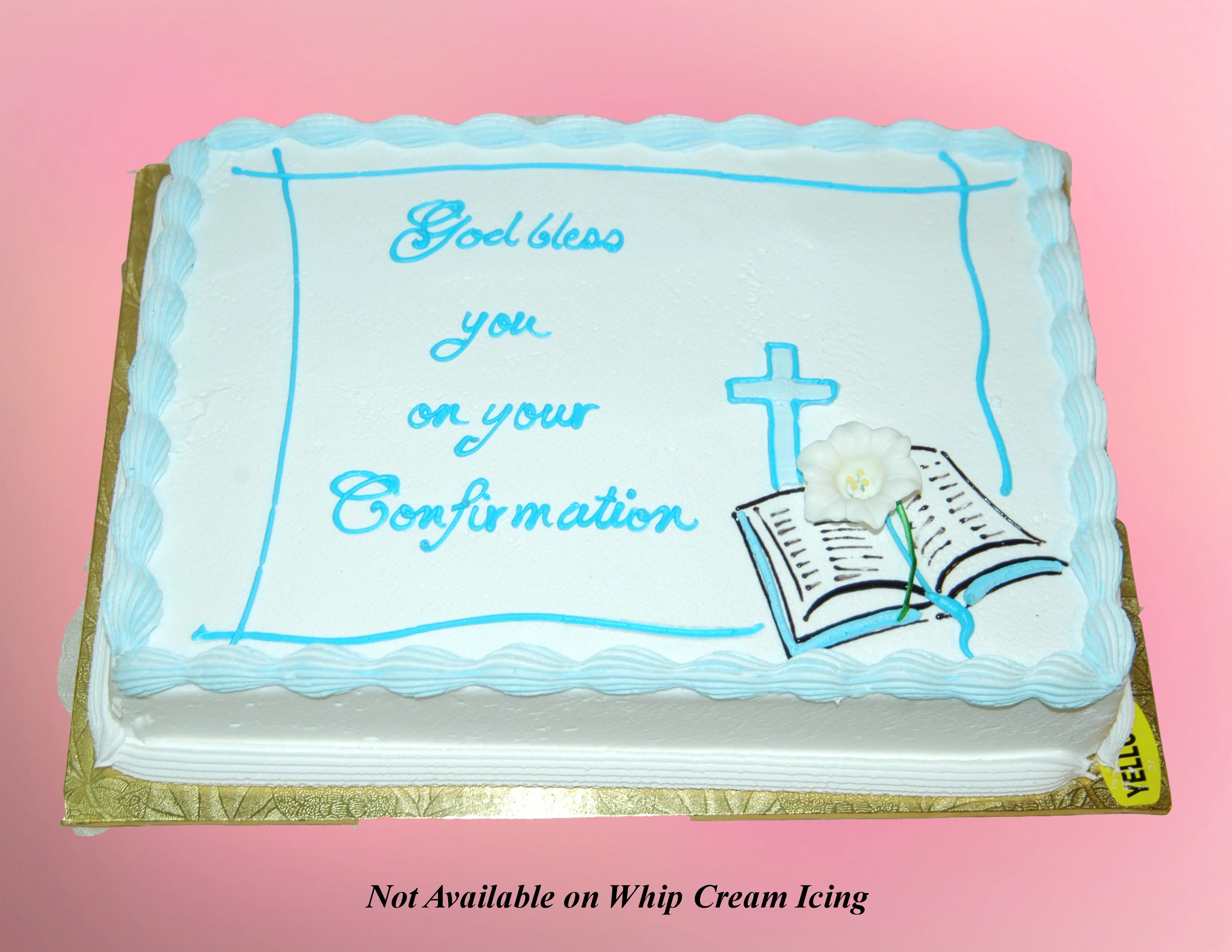 Bible And Cross Cake