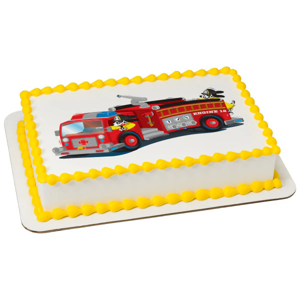 Firetruck Cake