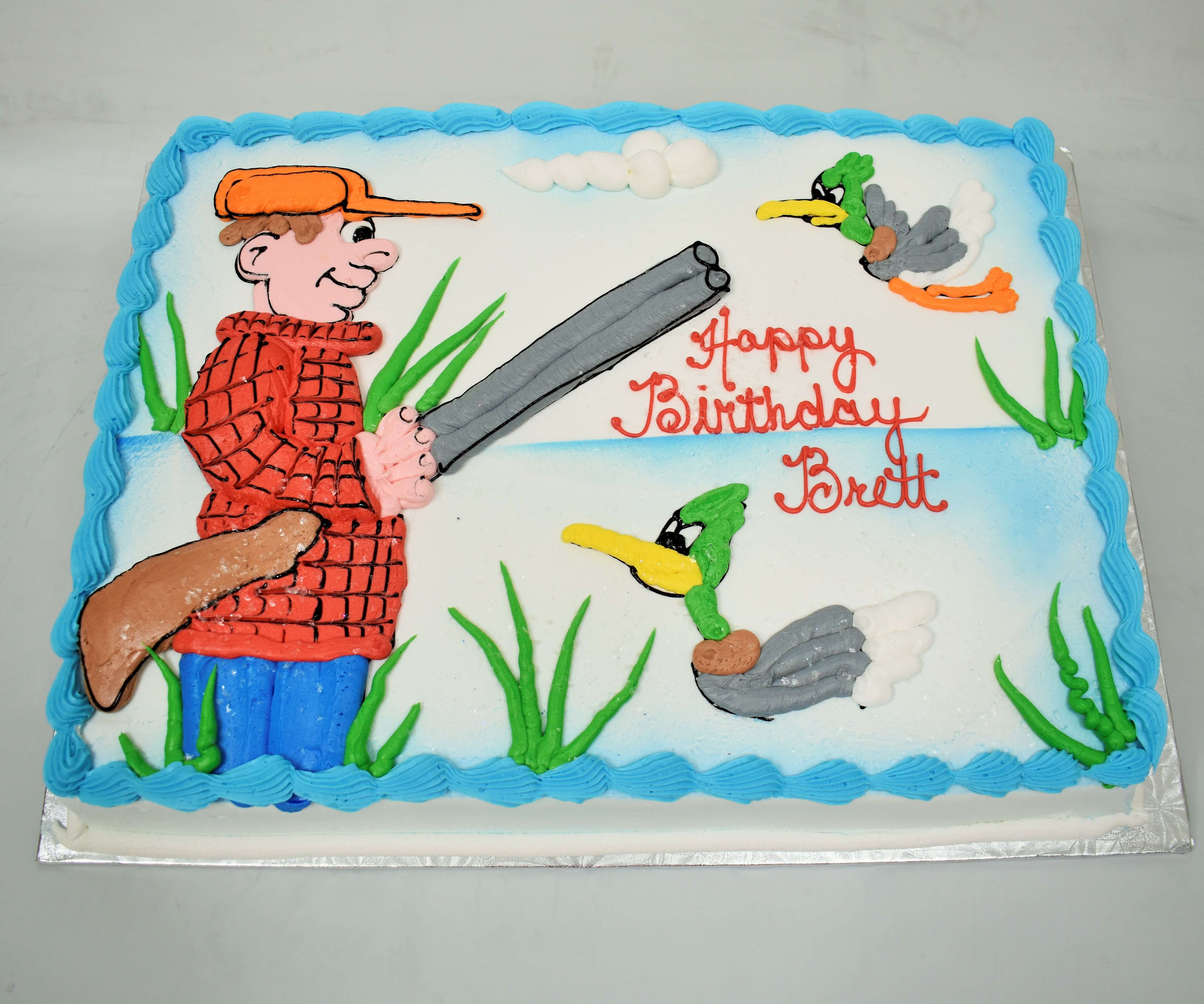 Duck Hunting Cake