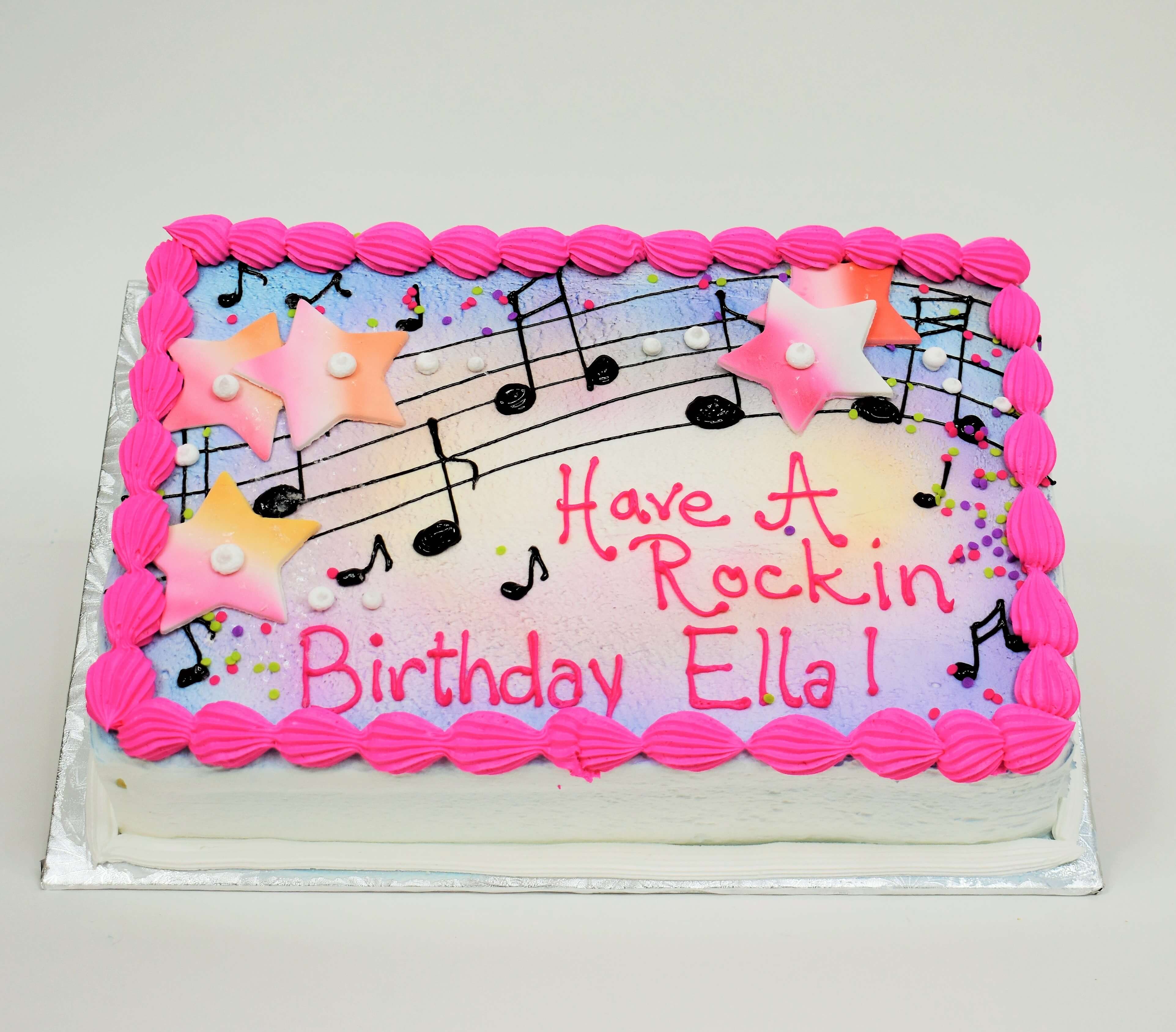 Musical Stars Cake