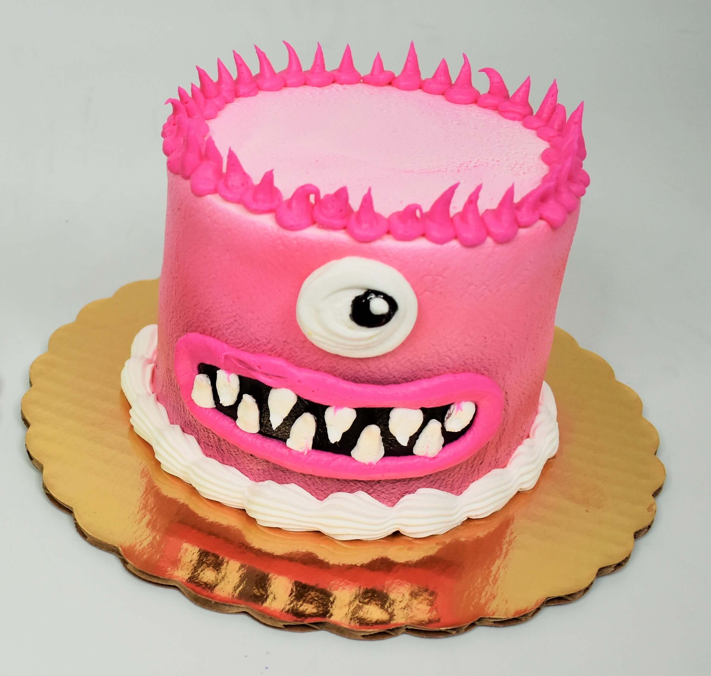 Pink Monster Cake