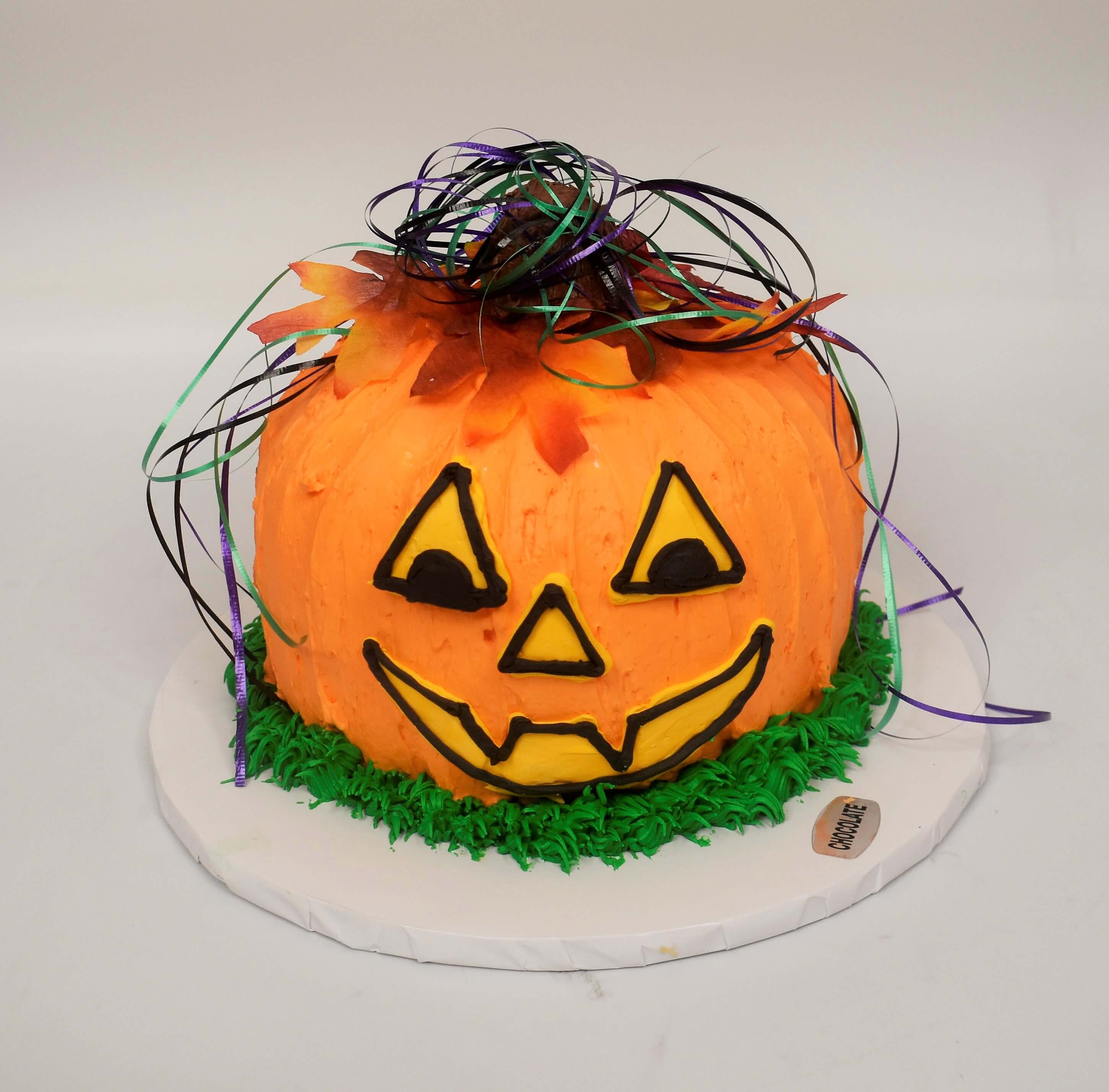 Smiling Pumpkin Cake