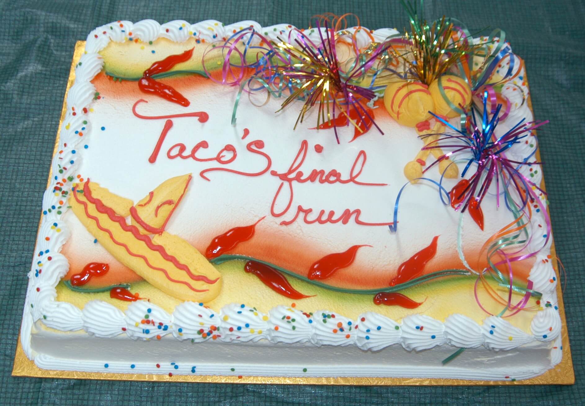 Sombero and Jalapeno Cake